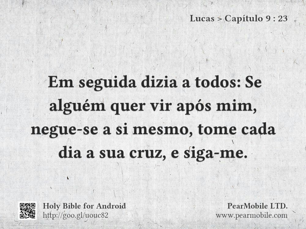 Lucas, Capítulo 9:23